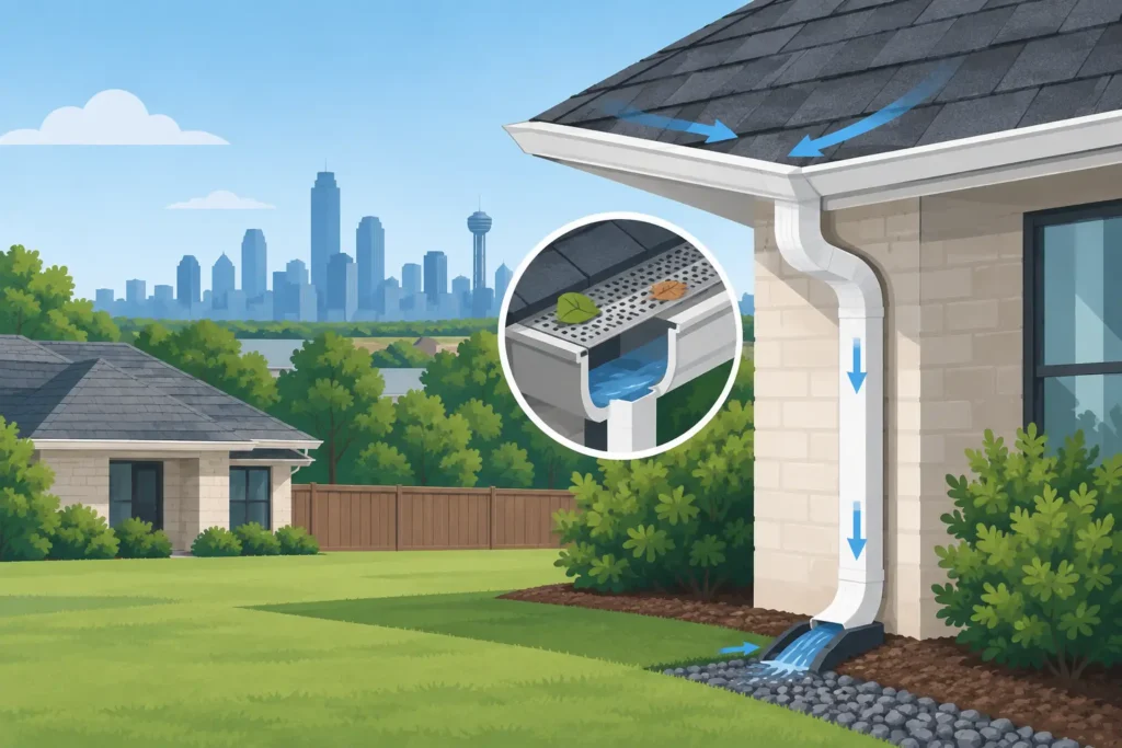 Roof Drainage Design Guide for North Texas Homes